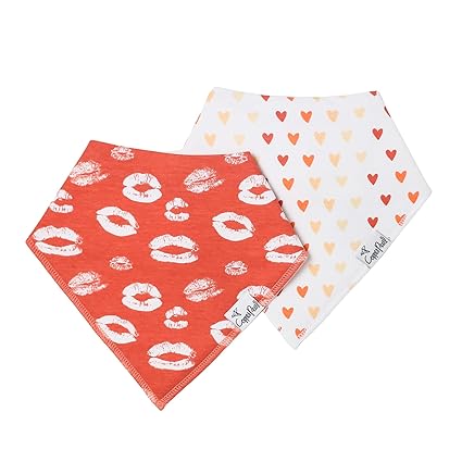 4 Pack Soft Cotton Baby Bibs for Drooling and Teething
