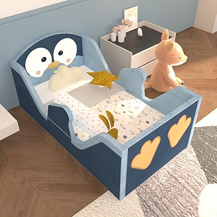 Toddler Bed, Child Bed for Kids with Extra Safty Broad