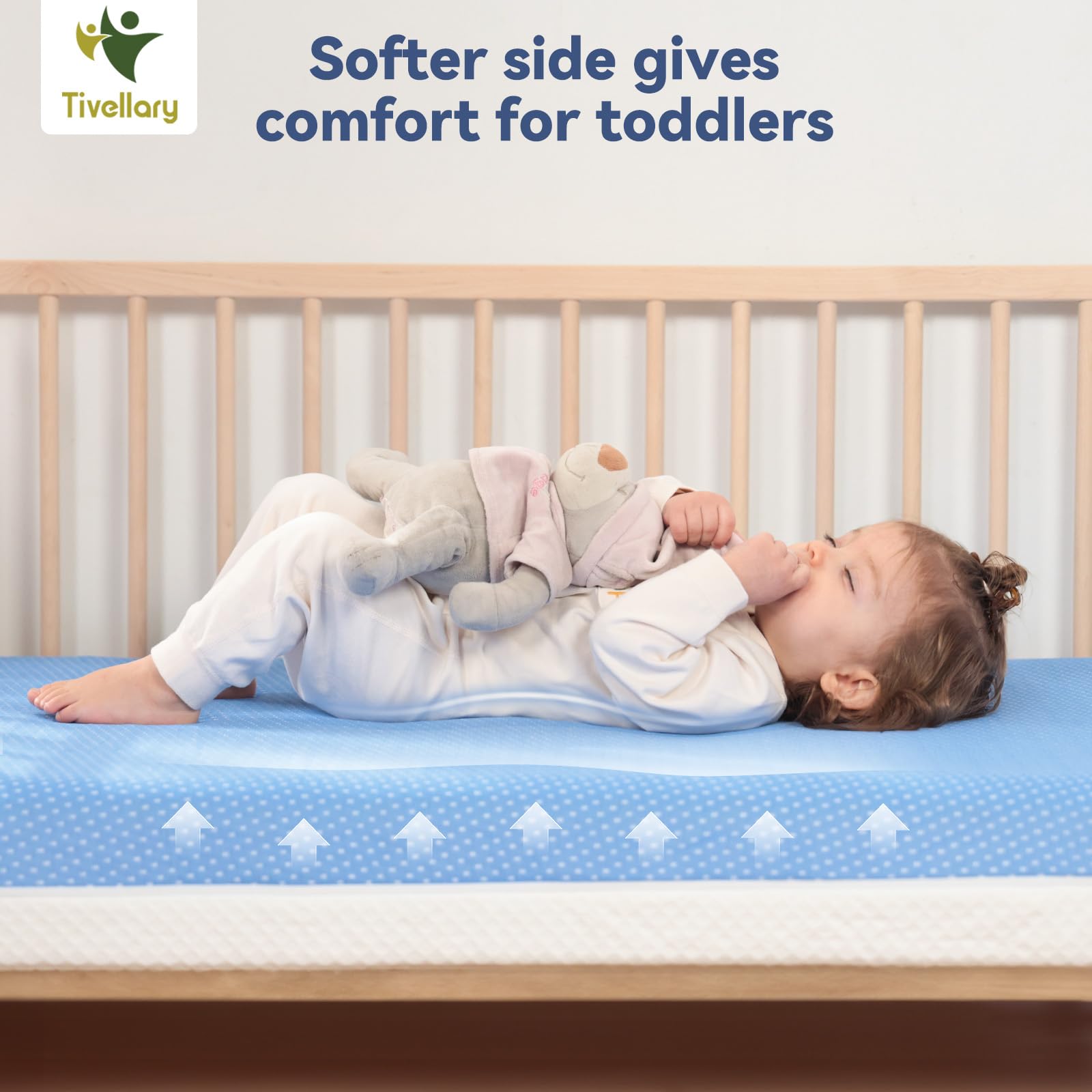 Dual-Sided Crib Mattress with Gel Memory Foam