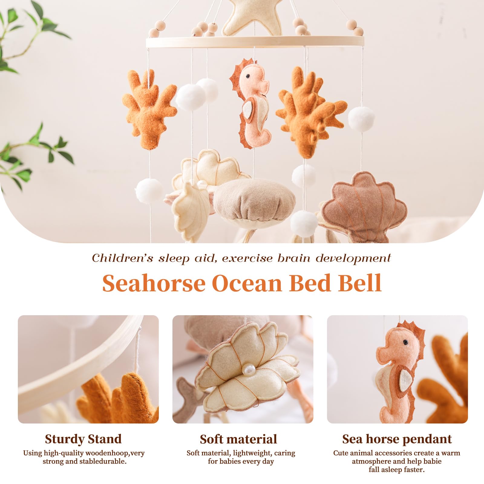 Ocean Theme Crib Mobile for Baby Nursery
