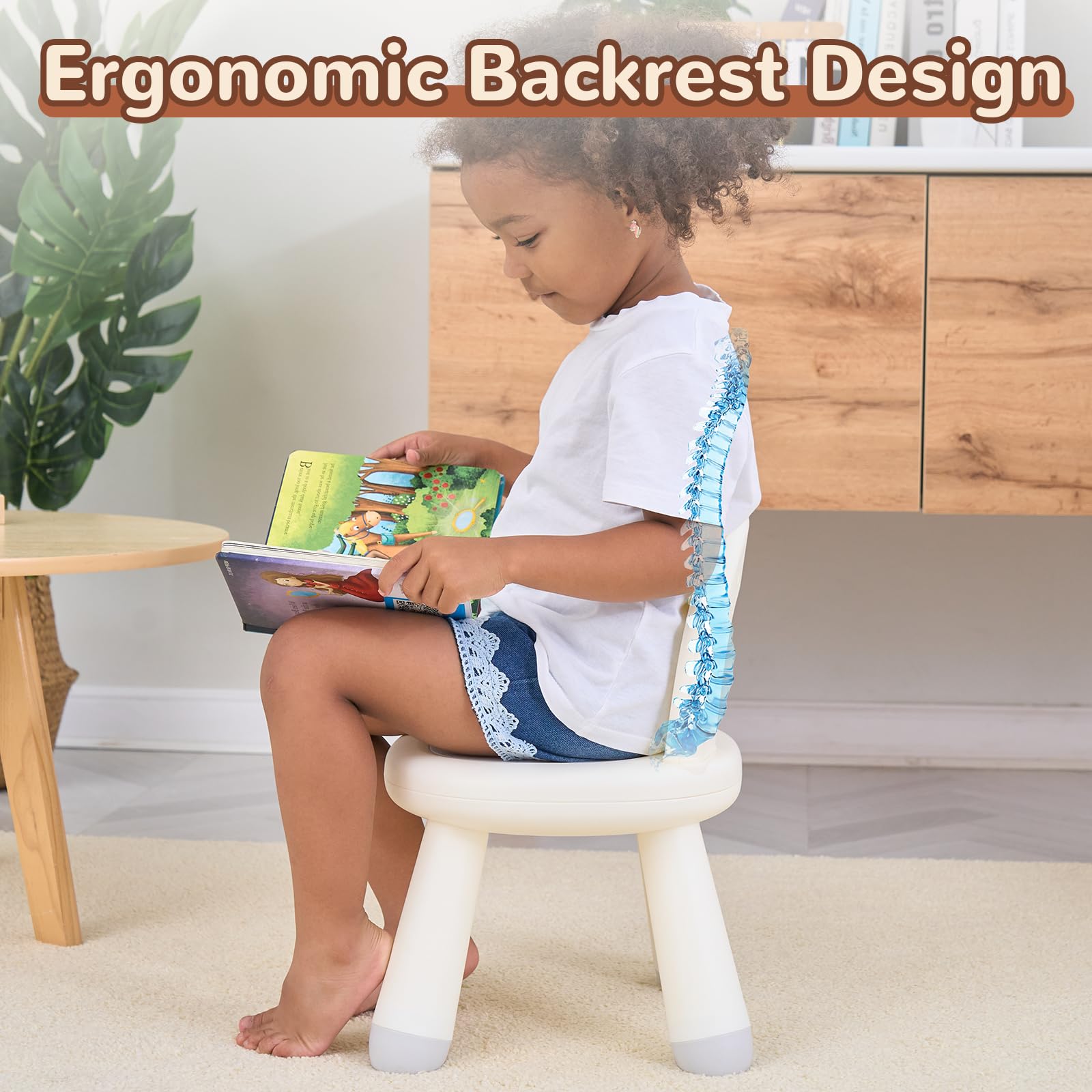 Ergonomic Toddler Chair for Ages 1-3