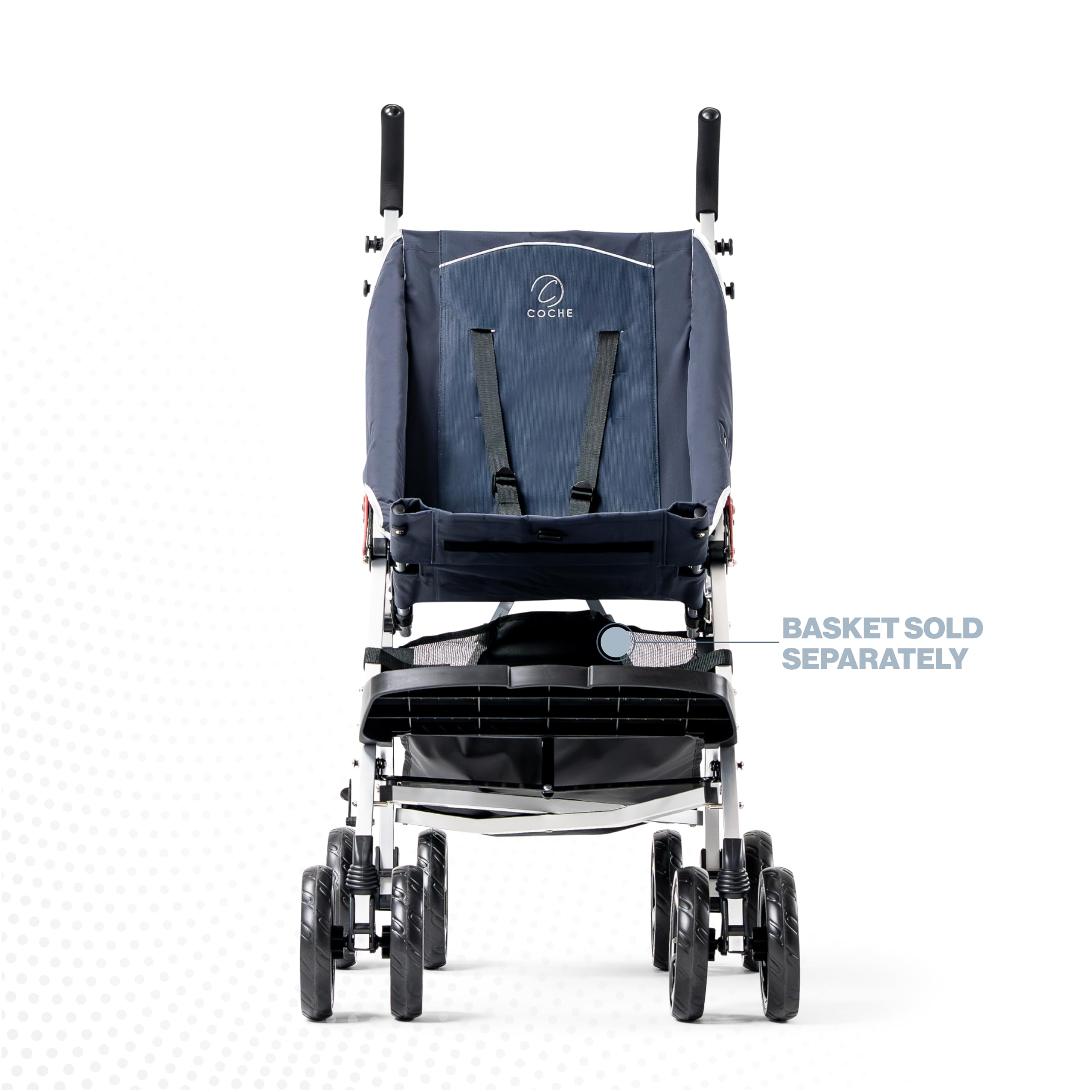 Coche XL Special Needs Stroller, Disability Stroller for Older Child, Larger Size Pushchair, Easy Folding System, Lightweight Aluminum Frame (Blue)