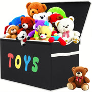 Toy Box Chest, Collapsible Sturdy Storage Bins with Lids