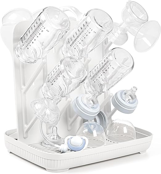 Termichy Baby Bottle Drying Rack: Large Vertical Bottle Dryer Rack