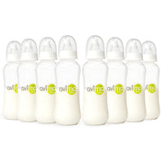 10 oz Anti Colic Baby Bottle Set - Medium Flow Nipples Included, Standard Neck