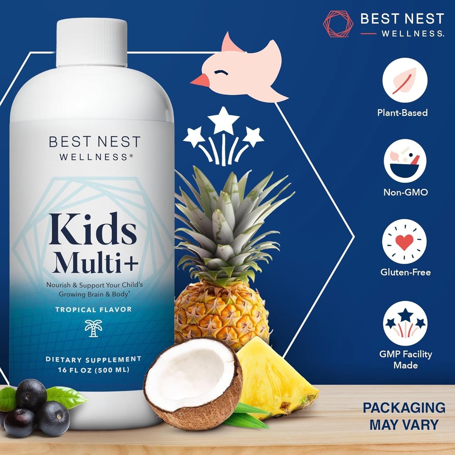 Kids Multi Plus - Brain Health Support Supplement for Kids - Liquid Multivitamin