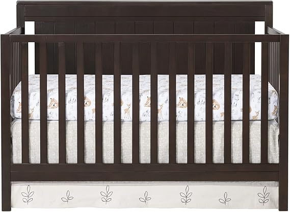 Lazio 4-in-1 Convertible Crib, Dove Gray, GreenGuard Gold Certified