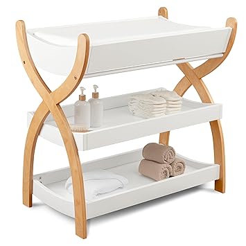 Baby Changing Table - Sturdy Wood Construction