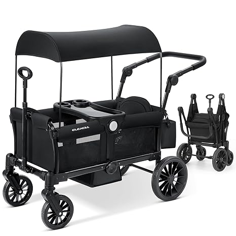 Stroller Wagon, 2 Seat Stroller for 2 Kids, Premium All Terrain Stroller