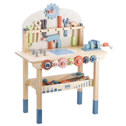 Toy Play Workbench Wooden Tool Bench Workshop Workbench