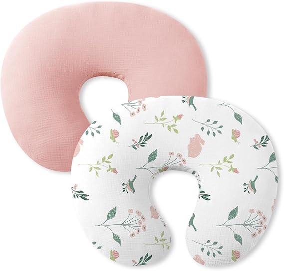 Nursing Pillow Covers 2 Pack for Baby