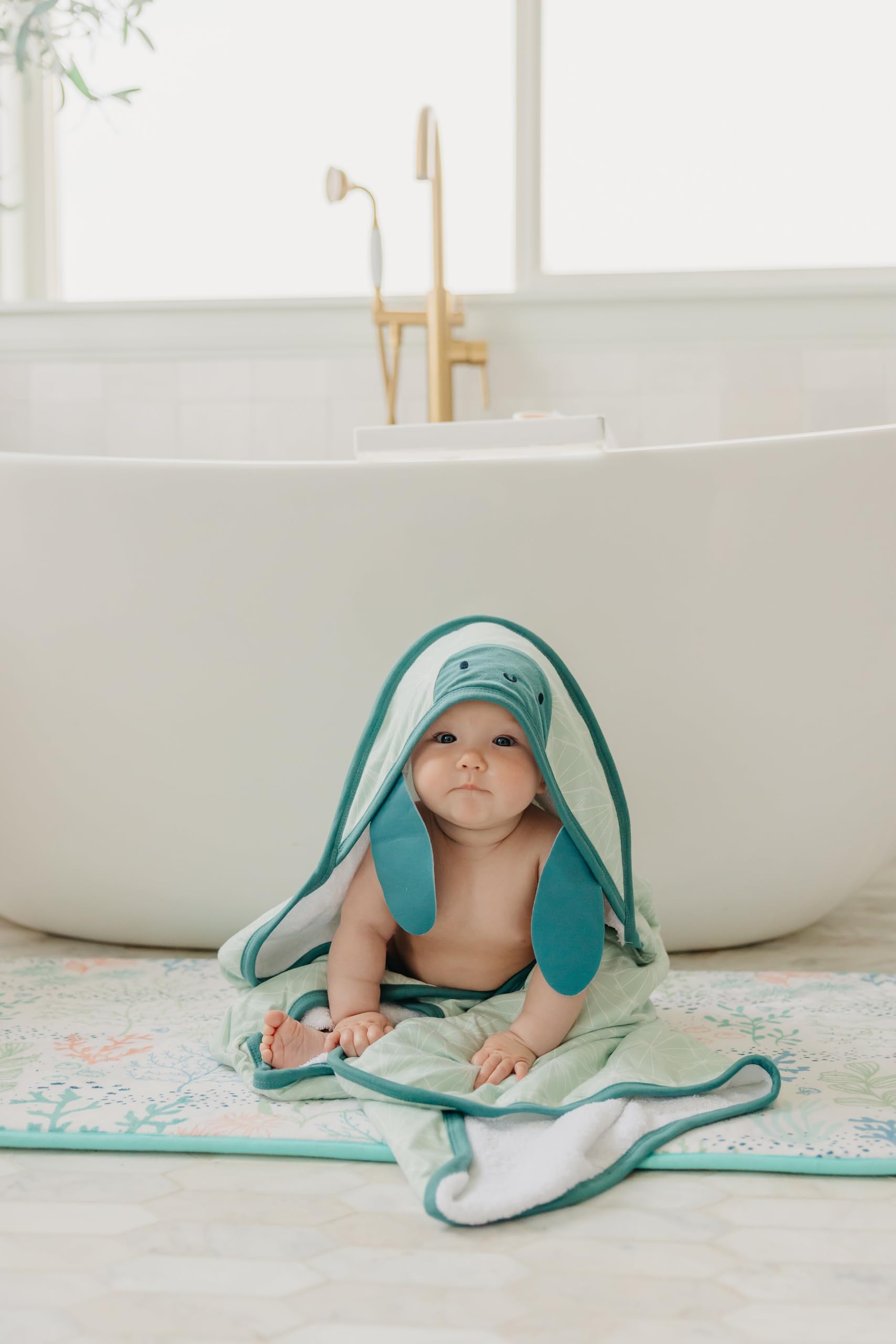 Pearl Hooded Bath Towels Premium Knit/Terry Cloth Baby Towels