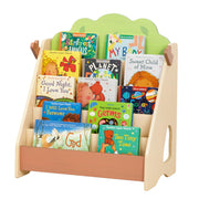 Montessori Bookshelf for Kids, Premium Pine Baby Bookshelf