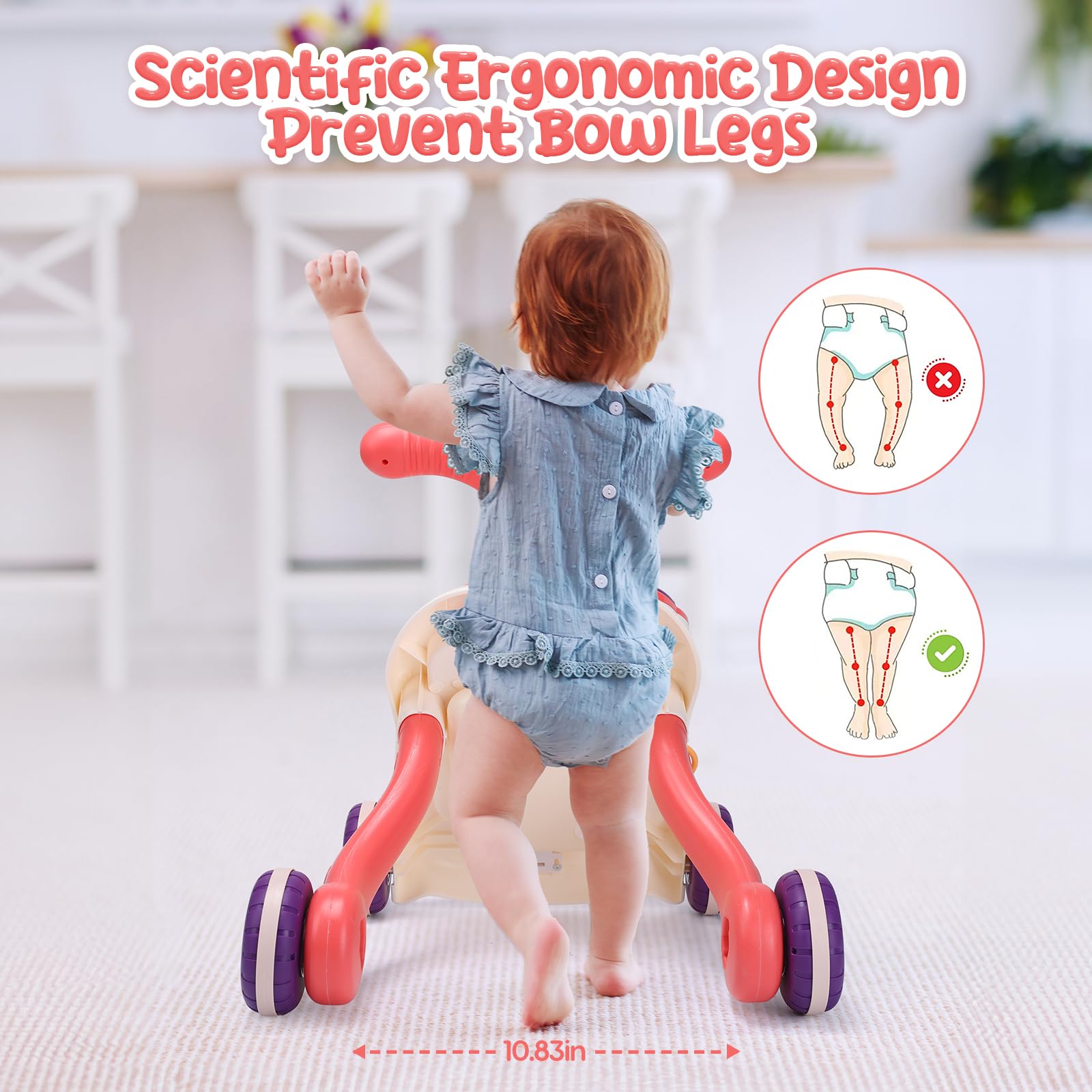2-in-1 Baby Walker and Activity Center