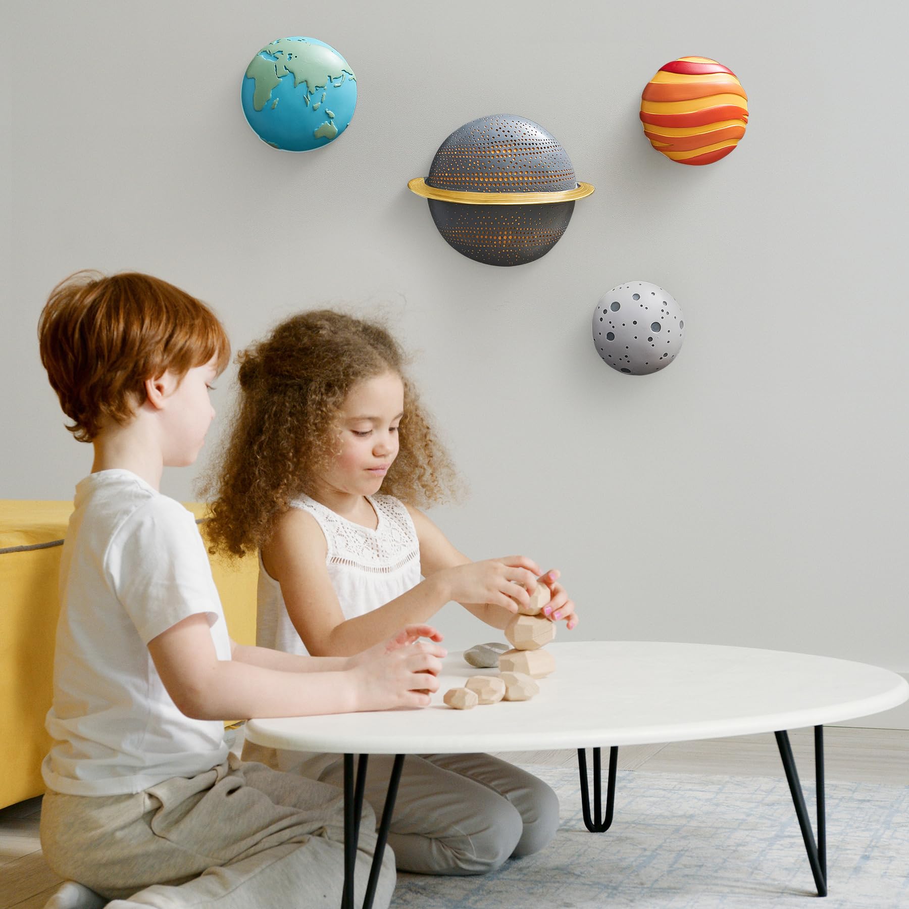 Space Planets Wall Decor Modern Wall Sculptures Planet Earth Solar System