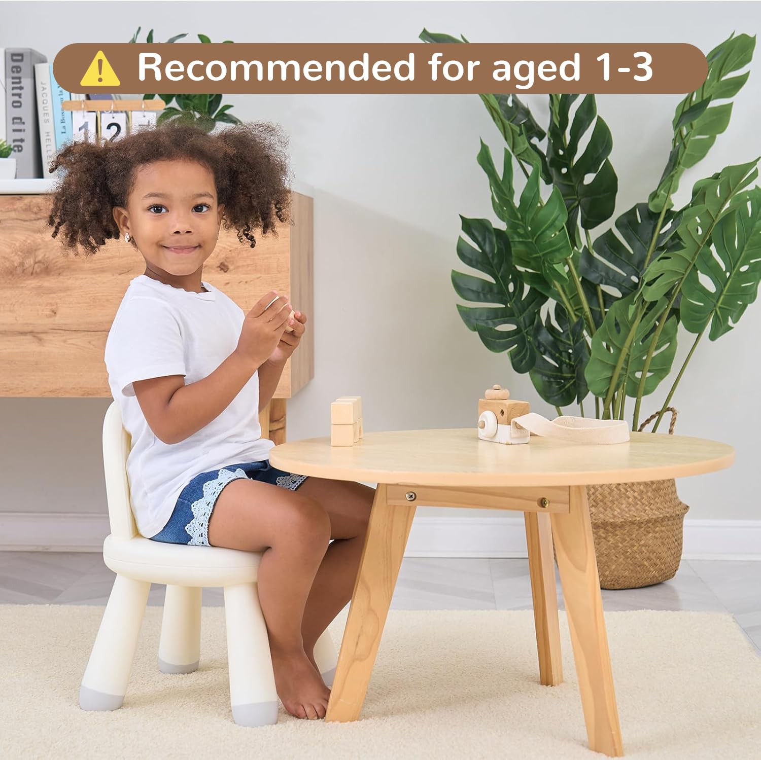 Ergonomic Toddler Chair for Ages 1-3