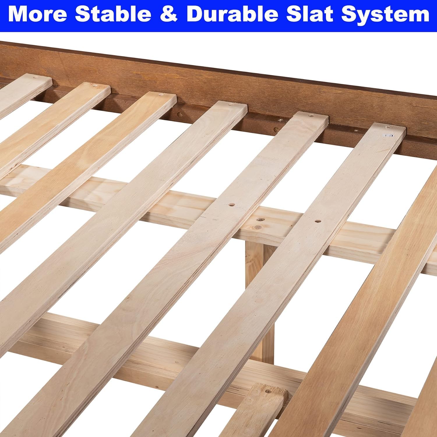 Full Over Full Bunk Bed with Trundle and Ladder