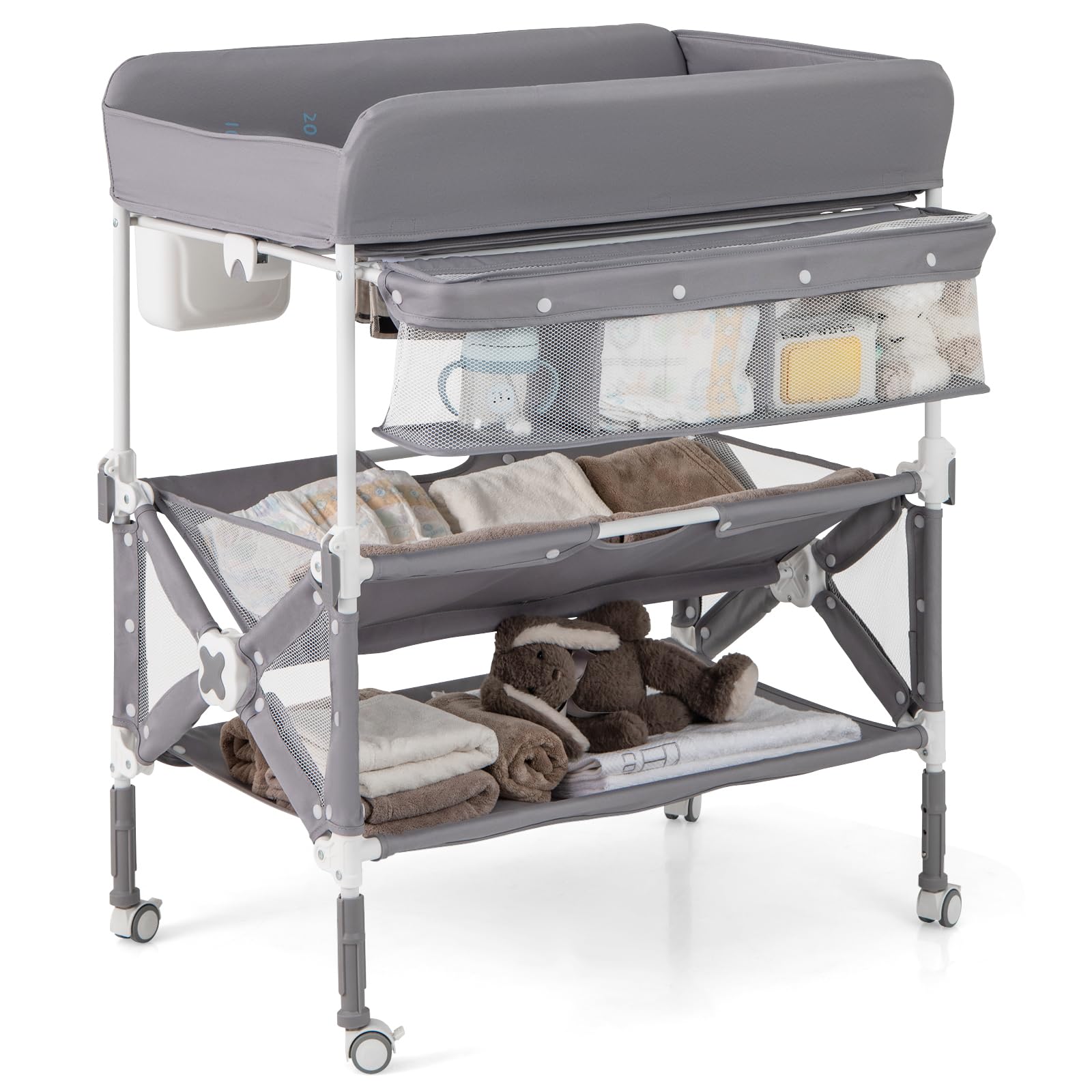 Portable Baby Changing Table, Foldable Waterproof Diaper Changing Station