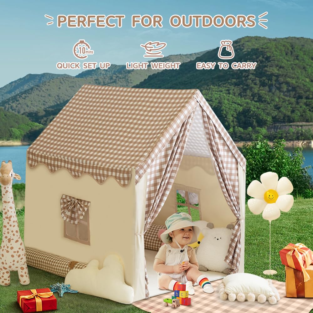 Kids Play Tent with Star Lights and Carry Bag
