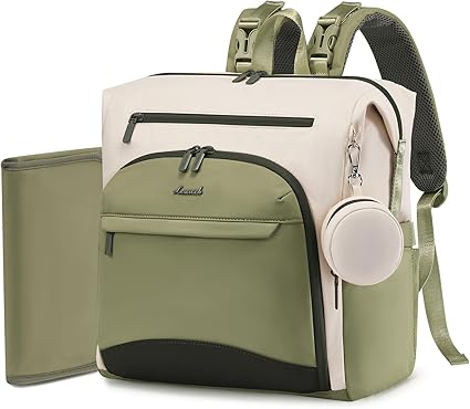 Diaper Bag Backpack, Baby Bag with Changing pad, Waterproof Diaper