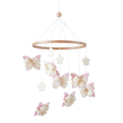 Butterfly Crib Mobile Butterfly Mobile for Crib Baby Mobile for Girls Nursery Décor