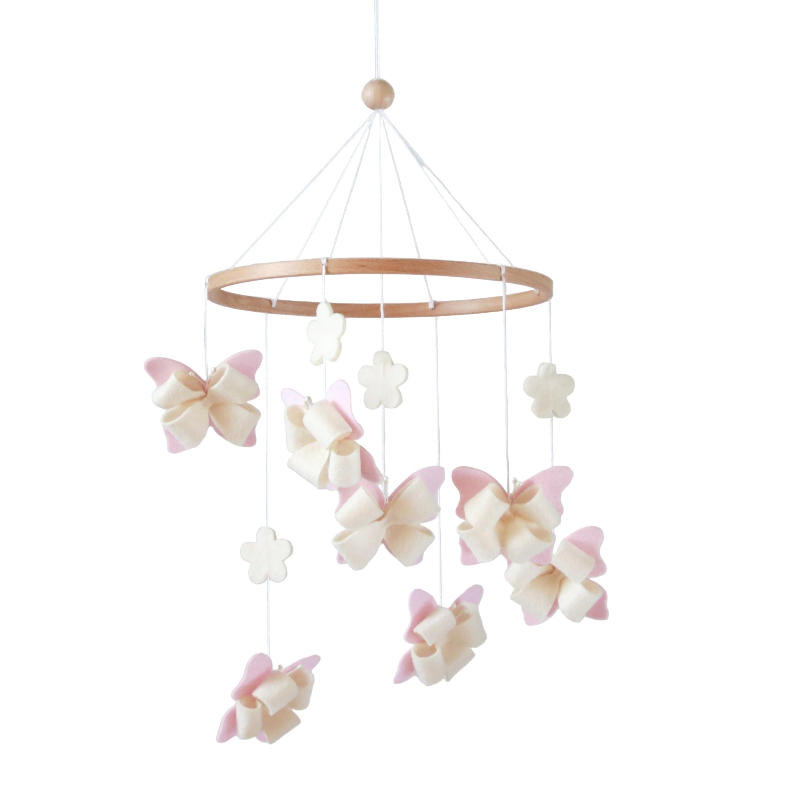 Butterfly Crib Mobile Butterfly Mobile for Crib Baby Mobile for Girls Nursery Décor