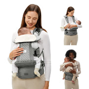 Hexa Effortless Baby Carrier with Hip Seat - Ergonomic Toddler