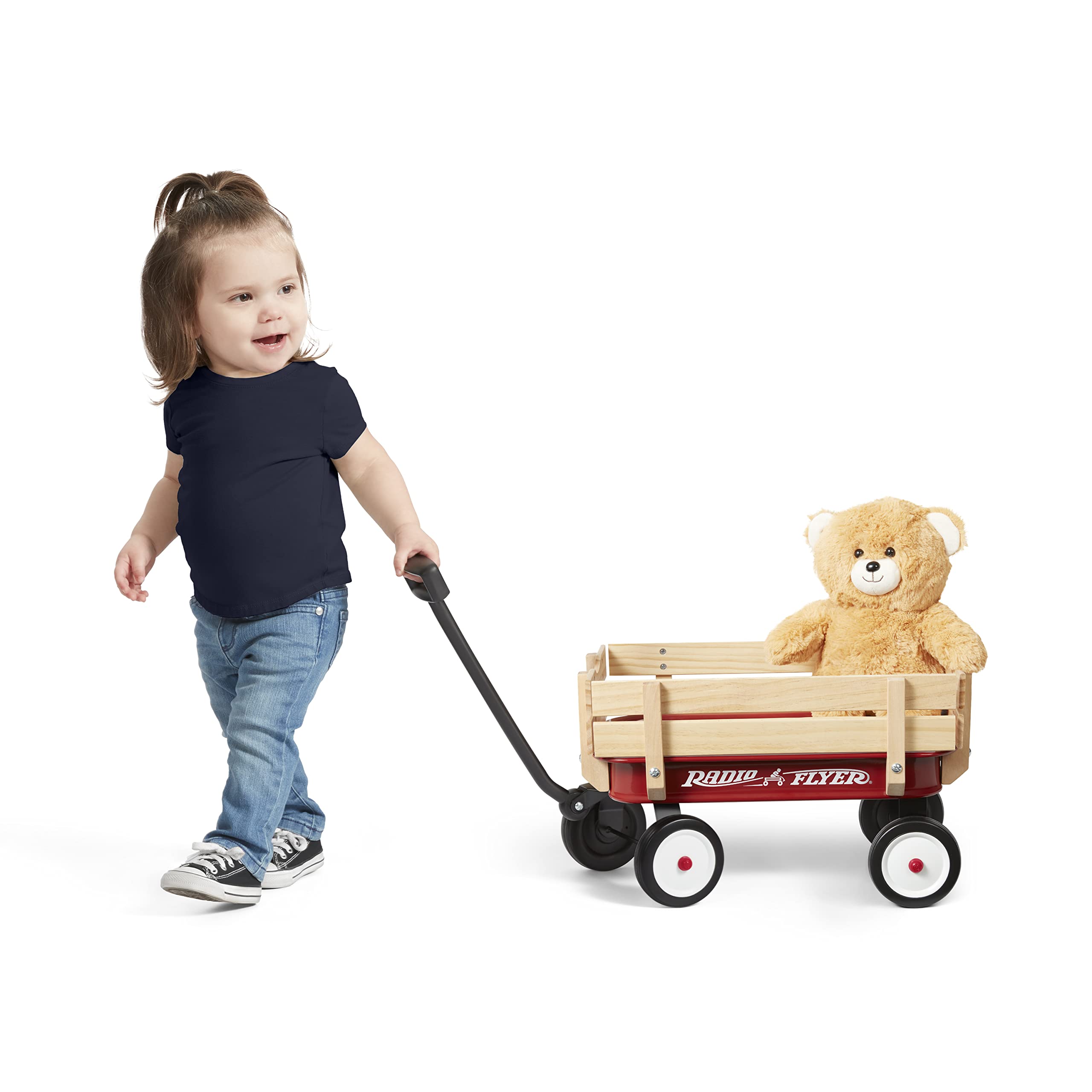 19 Inch Kids Wagon, Toy Wagon for Kids, Rolling Cart, Carts with Wheels