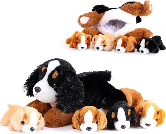 5 Pcs Dog Stuffed Animal Puppy Stuffed Animal