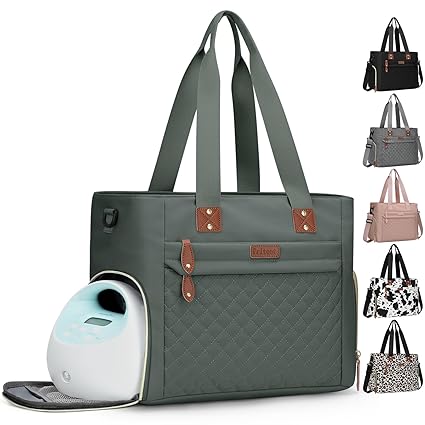 Bag Tote for Working Mom, Large Travel Diaper Tote for Mom