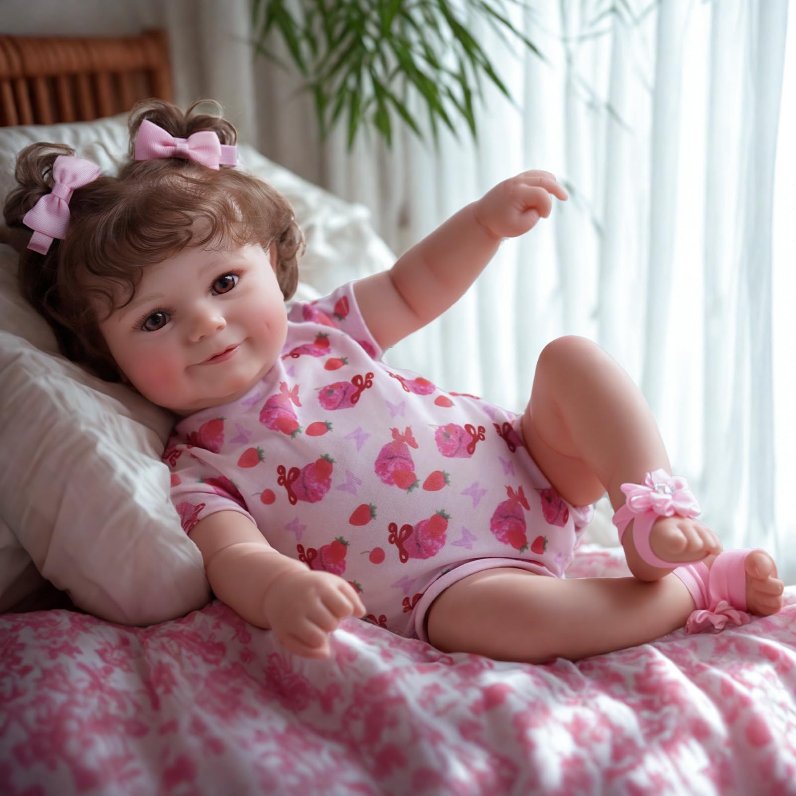 Lifelike Reborn Baby Dolls - 20Inch-Real Baby Feeling Realistic-Newborn Baby Doll