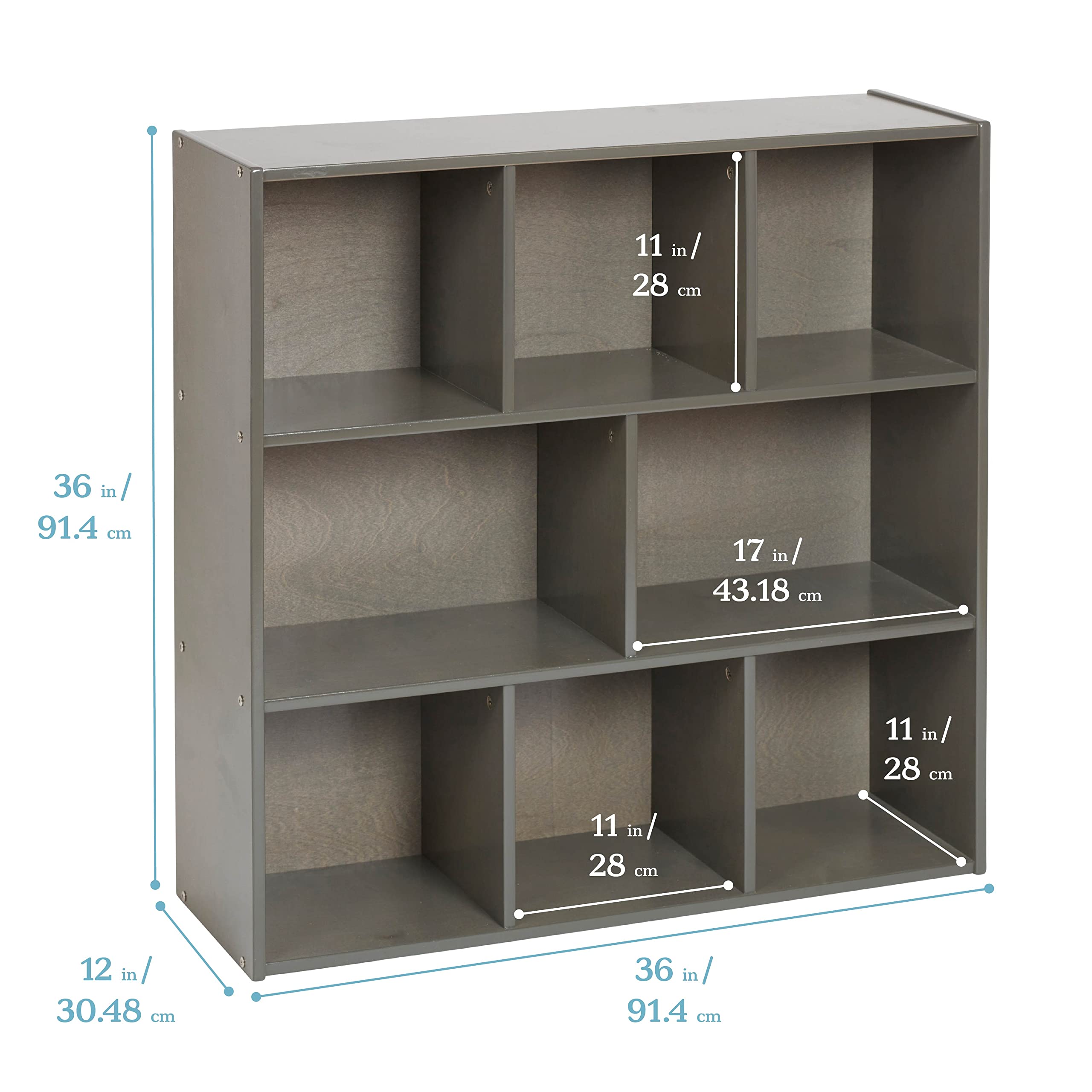 8-Compartment Storage Cabinet for Classroom