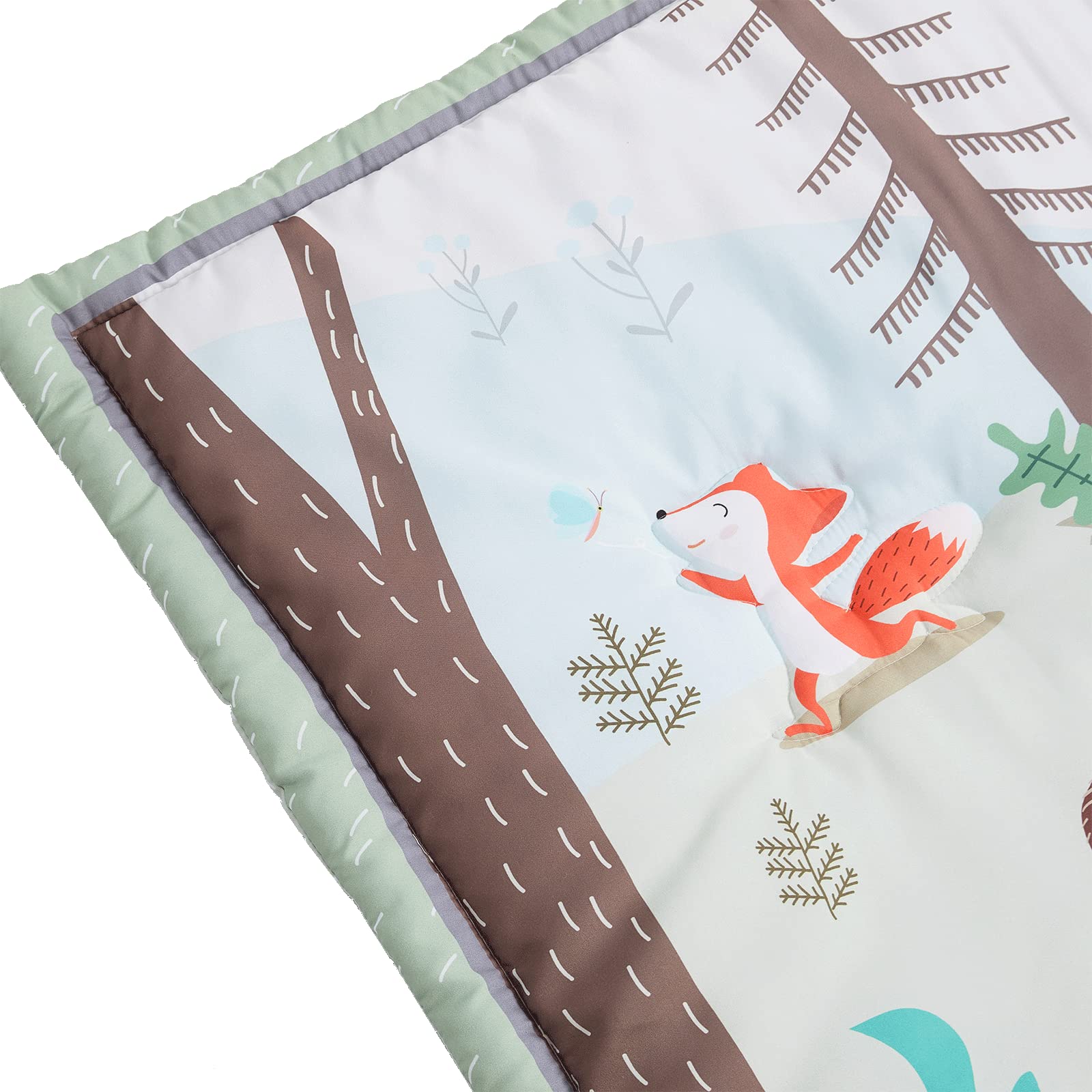 3-Piece Crib Bedding Set for Boys Girls, Soft Baby Bedding Set Including Blanket