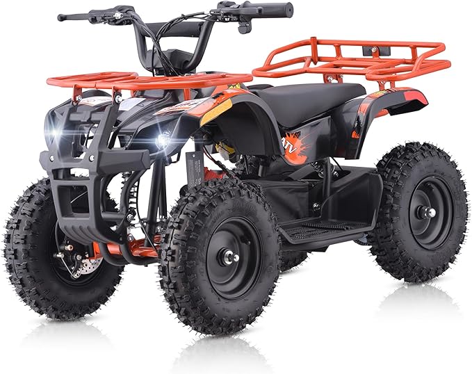 Kids Teenager, 36V Electric 4-Wheeler for Teens, X-Large Metal Frame, Speed Control