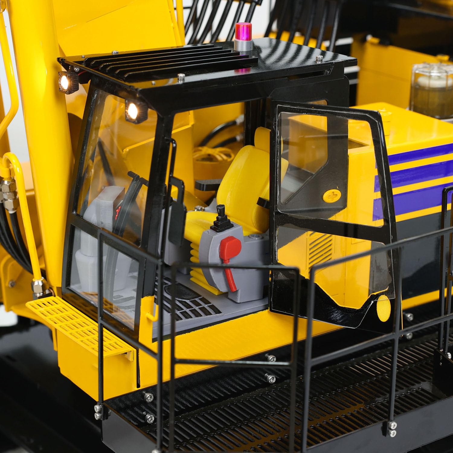 1/8 RC Hydraulic Excavator Scale PC1250 Metal Heavy Duty Construction Vehicle for Adult