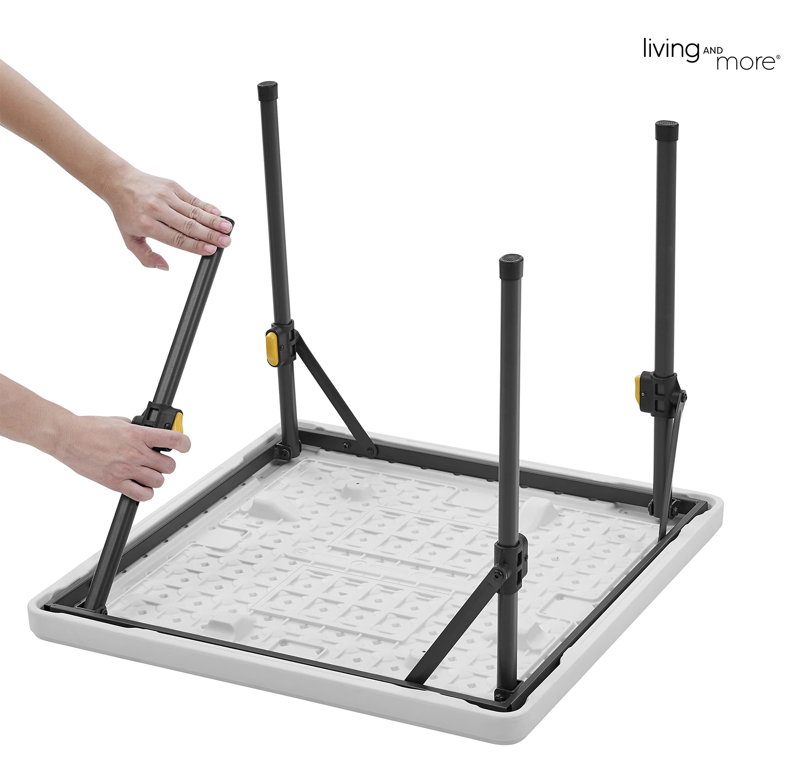 24inch Kids Square Folding Table, Light Weight, No Assembly, Toddler