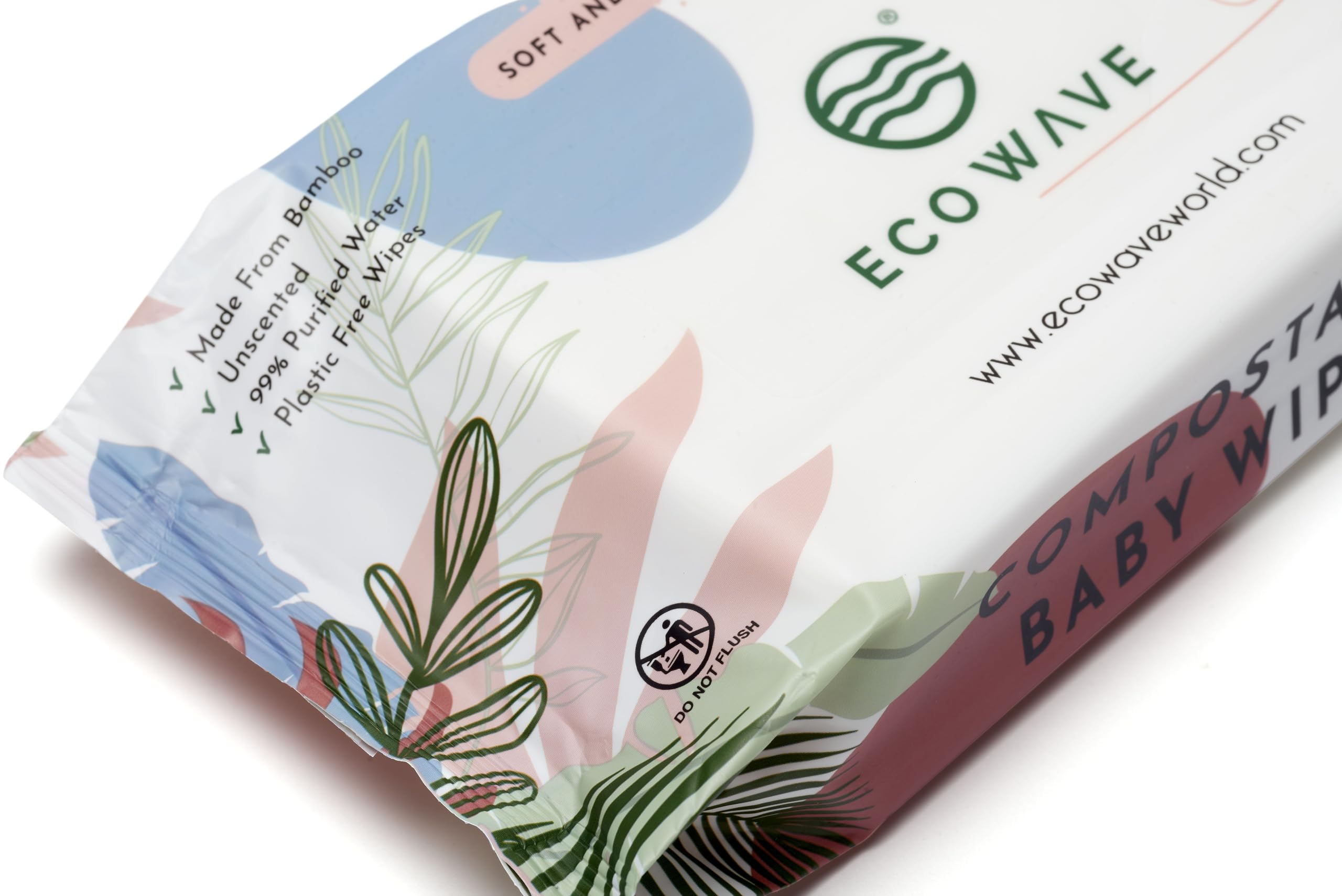 Baby Wipes, 100% Compostable Eco-Friendly Bamboo Wipes