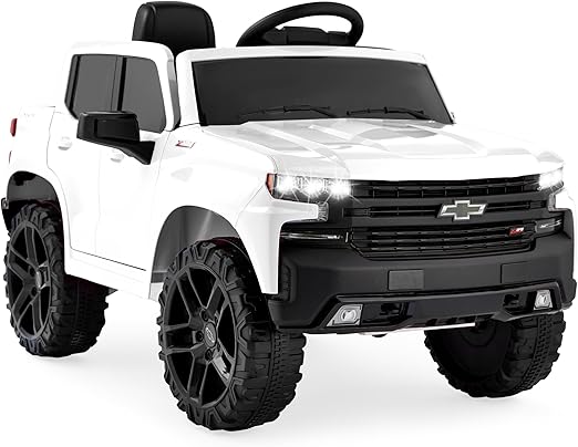 12V Licensed Chevrolet Silverado Ride On Truck, Electric Car Toy w/Parent Remote Control