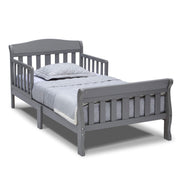 4-Piece Toddler Playroom Set, Grey/White & Canton Toddler Bed