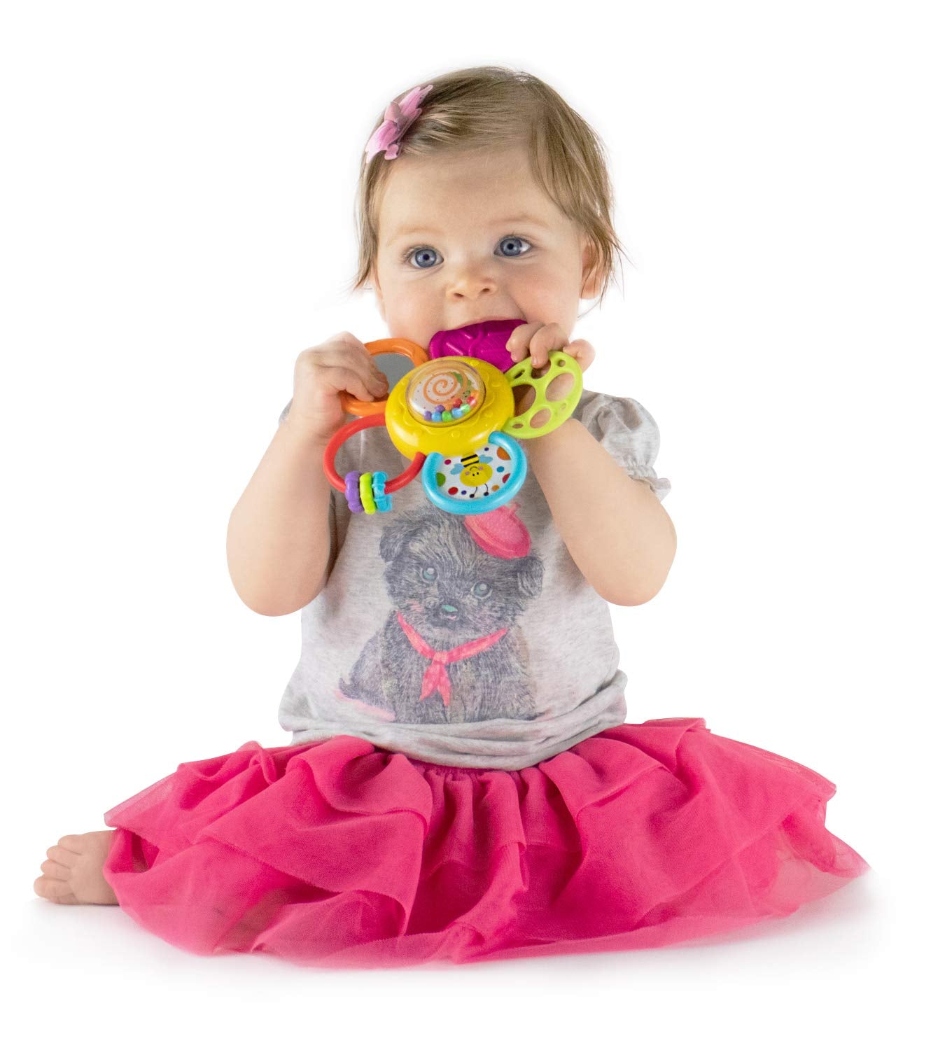Baby Play Combo: Musical Plush Crab & Interactive Spin, Rattle, and Teether Toy - Fun
