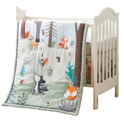 3-Piece Crib Bedding Set for Boys Girls, Soft Baby Bedding Set Including Blanket