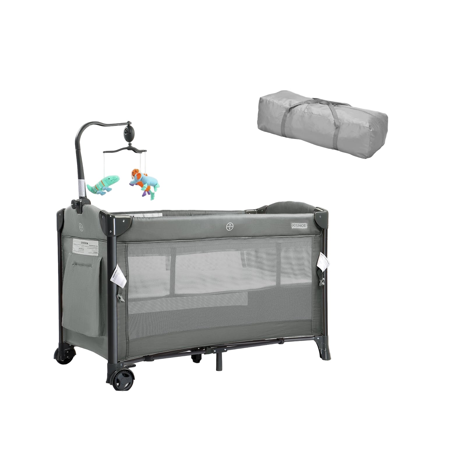 Baby Bedside Bassinet, Baby Bassinet, Pack n Play Convert Playpen