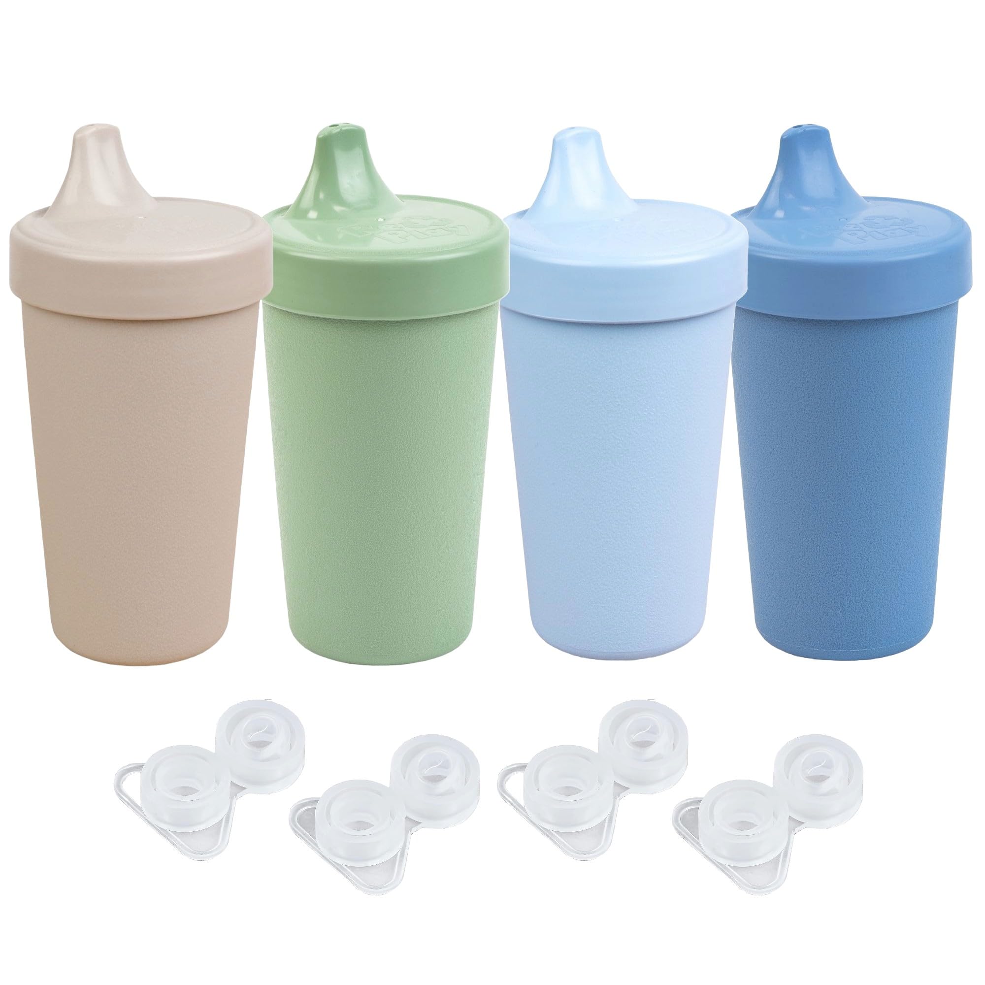 Sippy Cups for Toddlers - 10 Oz. Reusable Spill Proof Cups for Kids