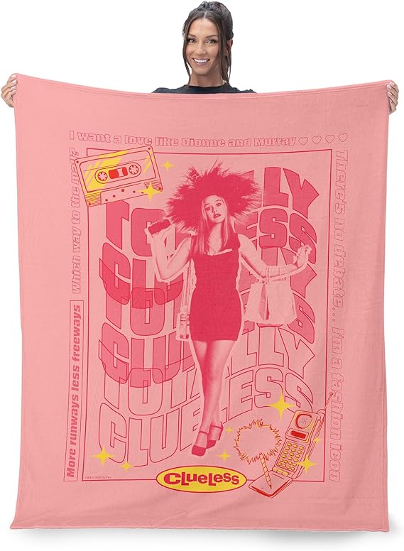 Paramount Clueless Ugh As If Silk Touch Throw Blanket