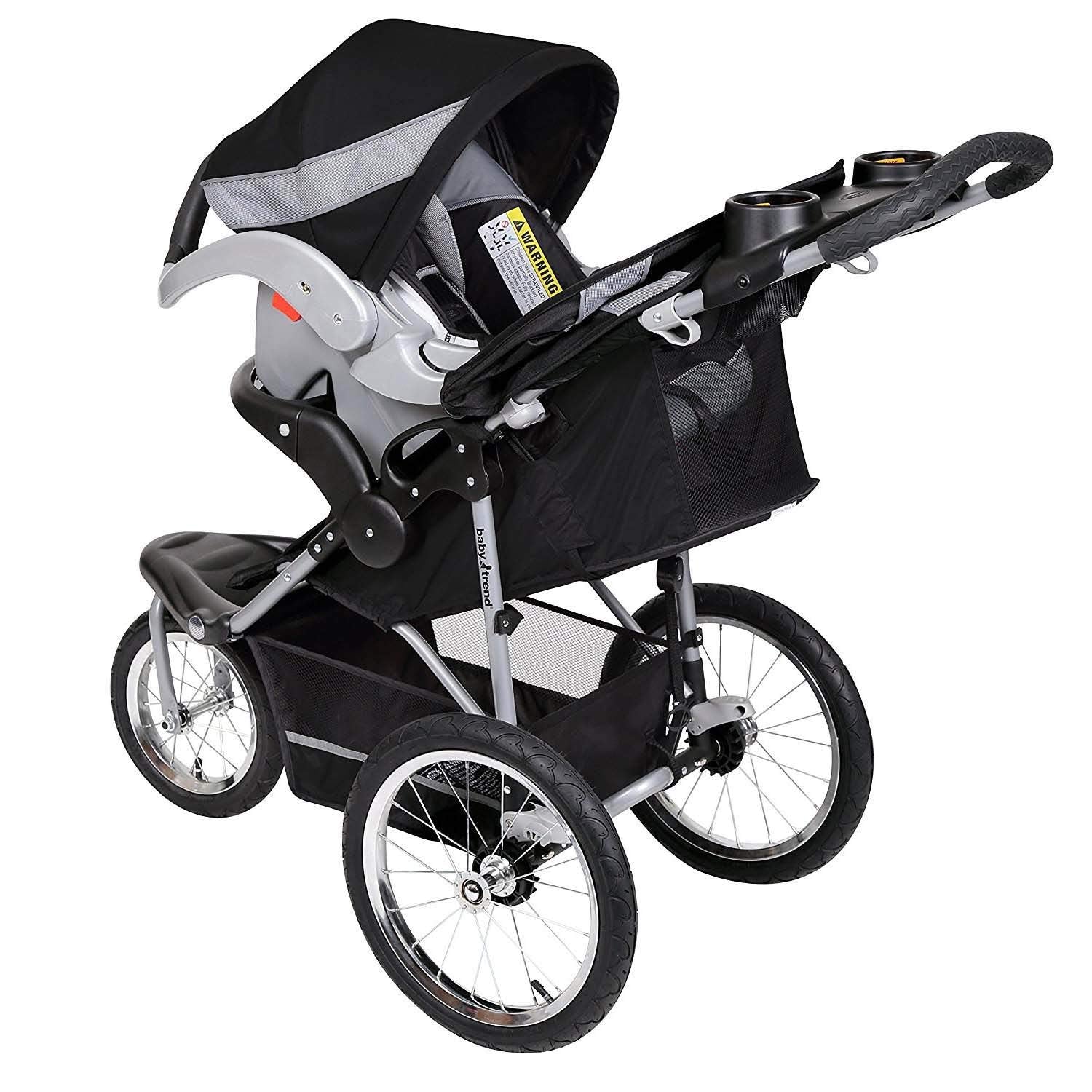 Jogger Travel System with EZ Flex-Loc® Infant Car Seat, Millenium White
