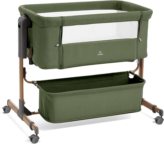 Bassinet, Rocking Bassinet, Bedside Bassinet, 6-Height Adjustable