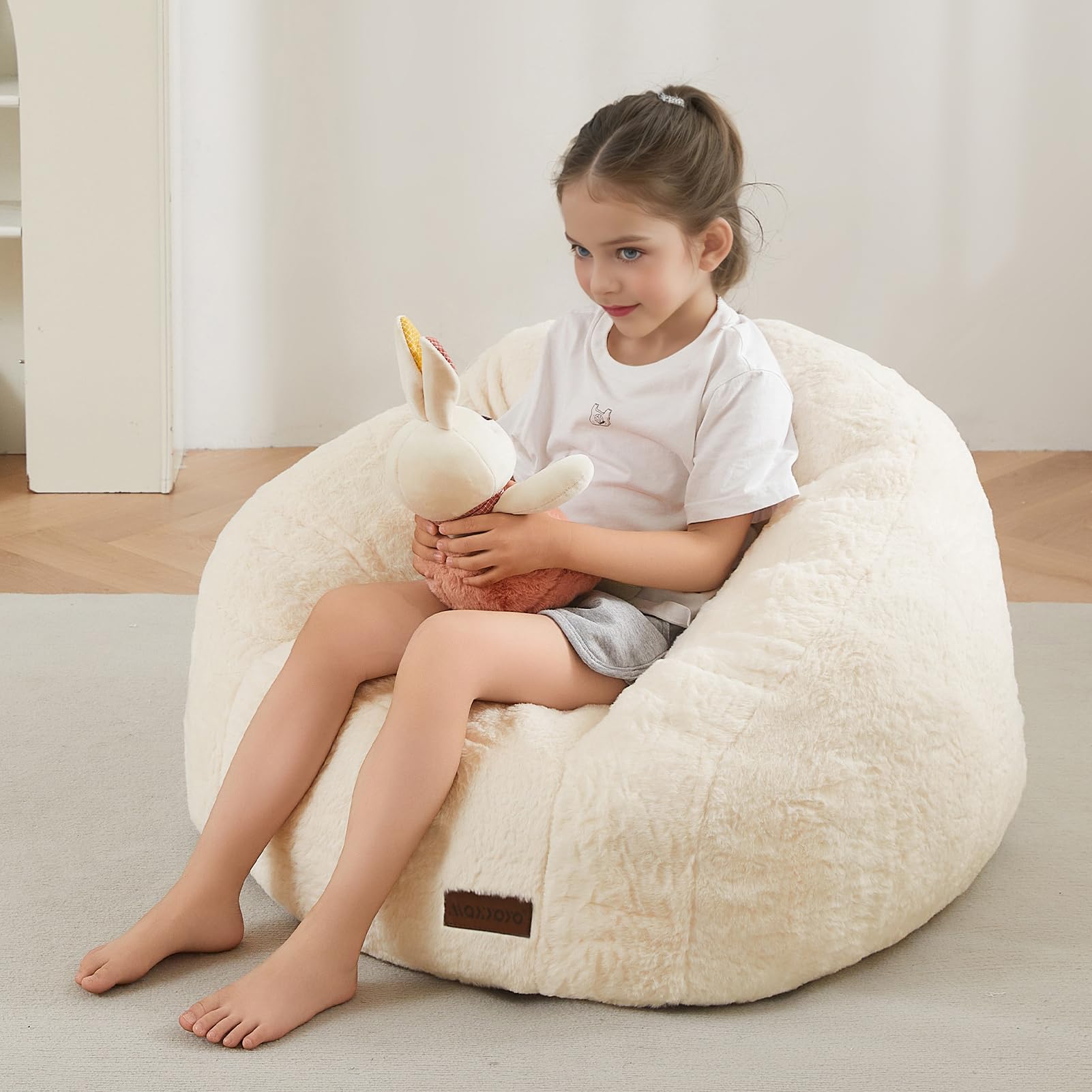 Shell Shaped Bean Bag Chair for Kids