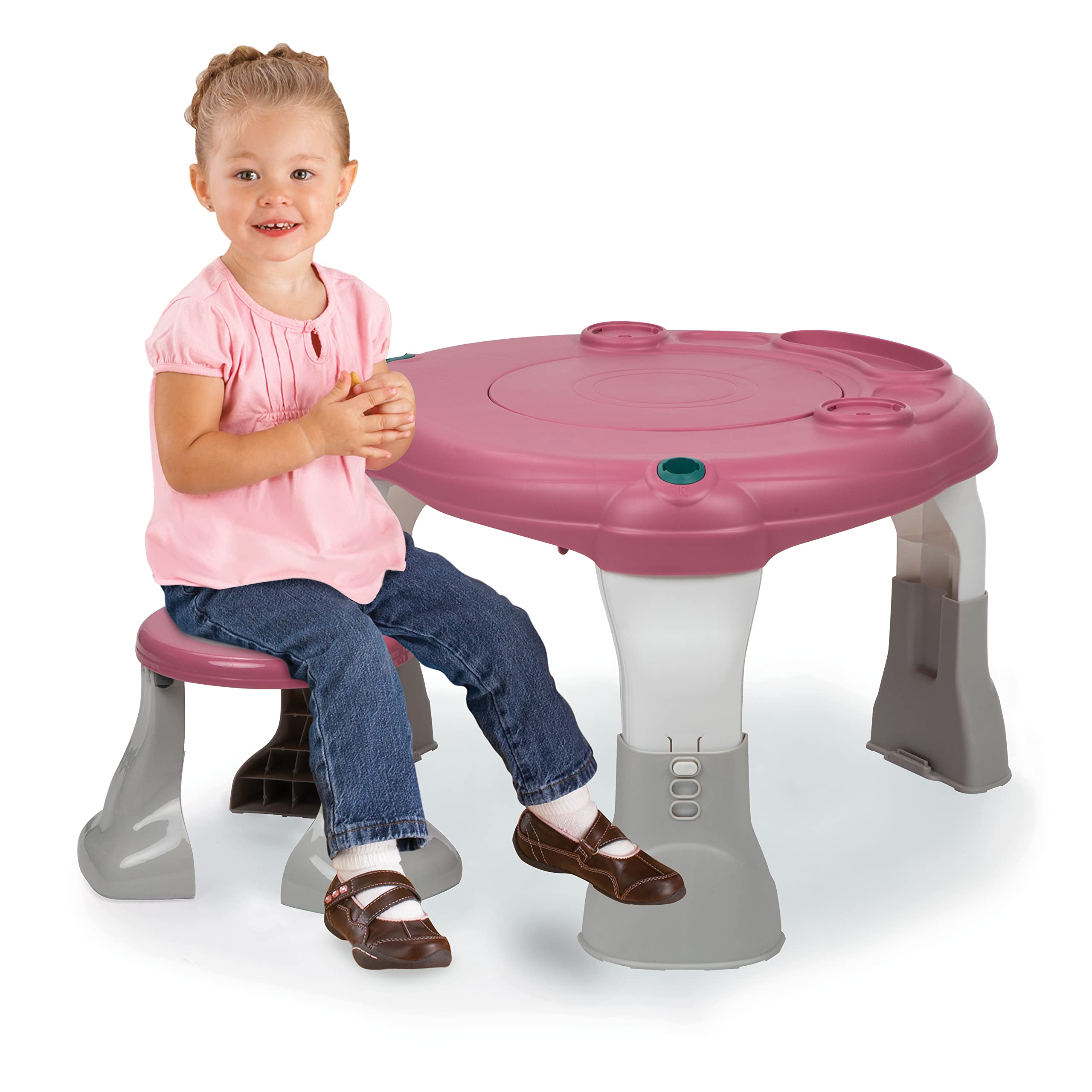 4-in-1 Stationary Activity Center Oslo Pink