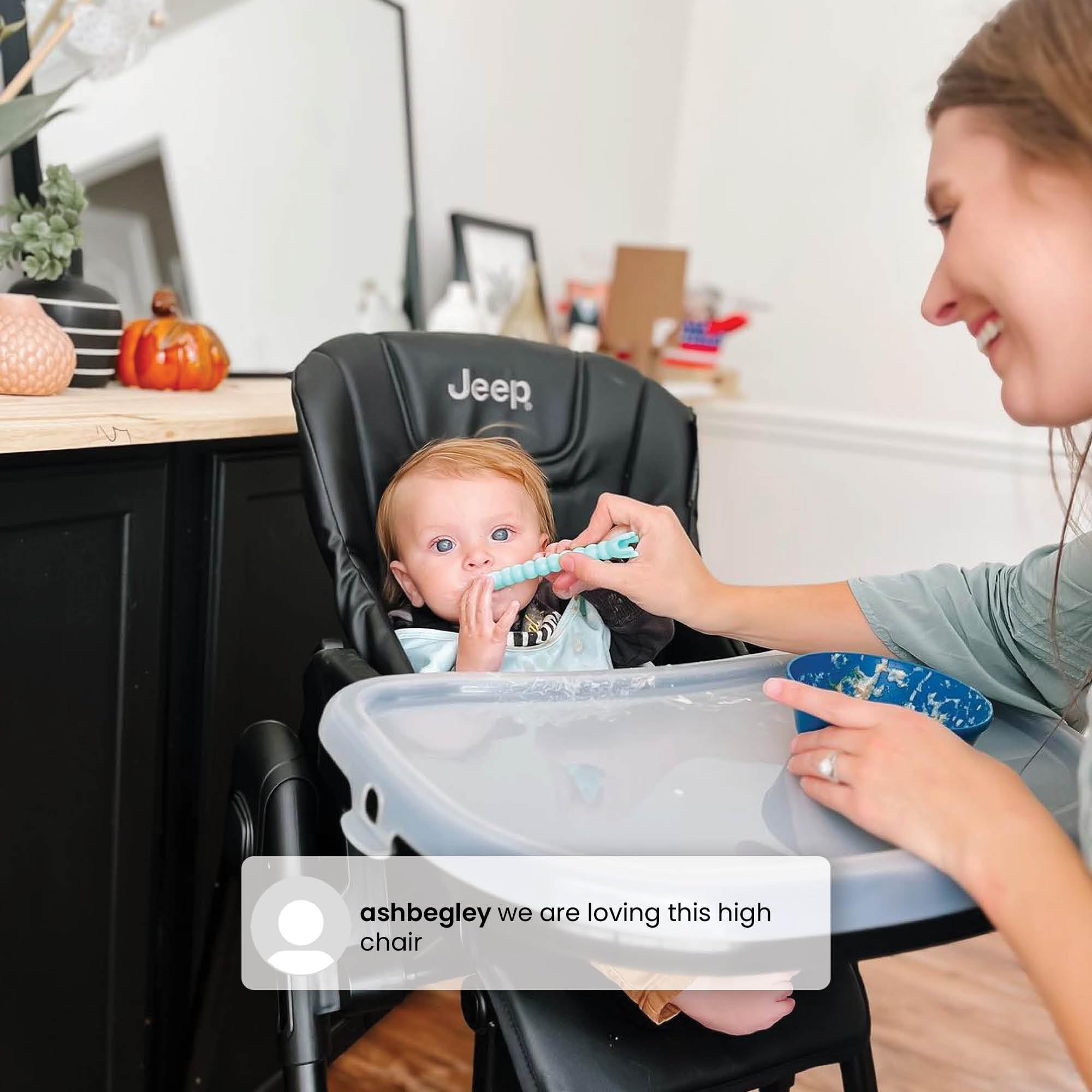 Jeep by Delta Children Classic Convertible 2-in-1 High Chair for Babies and Toddlers with Adjustable Height, Recline & Footrest - Dishwasher Safe Meal Tray, Black