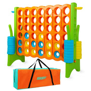 4 in a Row Connect Game+Waterproof Carry Bag,Included-4 ft X 3.5 ft Tall